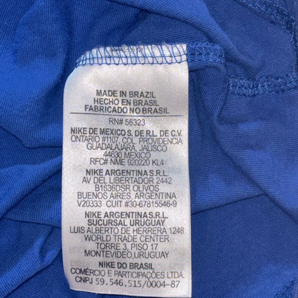 Nike Brasil “Just Do It.” Brazil National Team Tee crest Men’s Slim XL World Cup - Picture 5 of 10